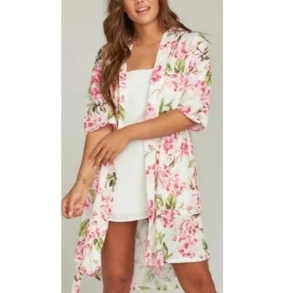 Show Me Your Mumu Floral Brie robe in garden of bloom robe one size - Picture 1 of 8